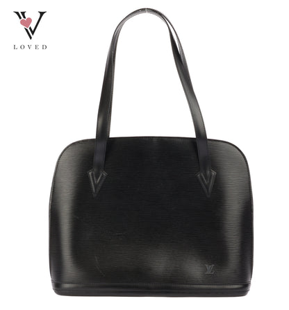 Louis Vuitton Lussac Bag in Black Epi Leather