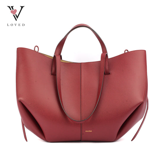 Polène Cyme in Burgundy Leather