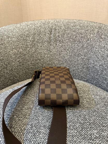 Louis Vuitton Geronimos Body Bag In Damier Ebene