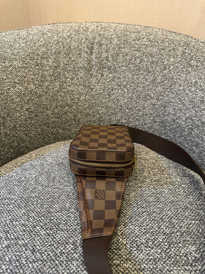 Louis Vuitton Geronimos Body Bag In Damier Ebene