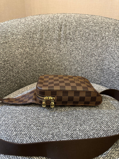 Louis Vuitton Geronimos Body Bag In Damier Ebene