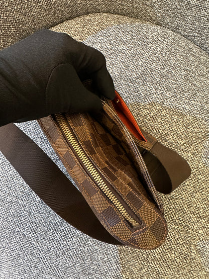 Louis Vuitton Geronimos Body Bag In Damier Ebene