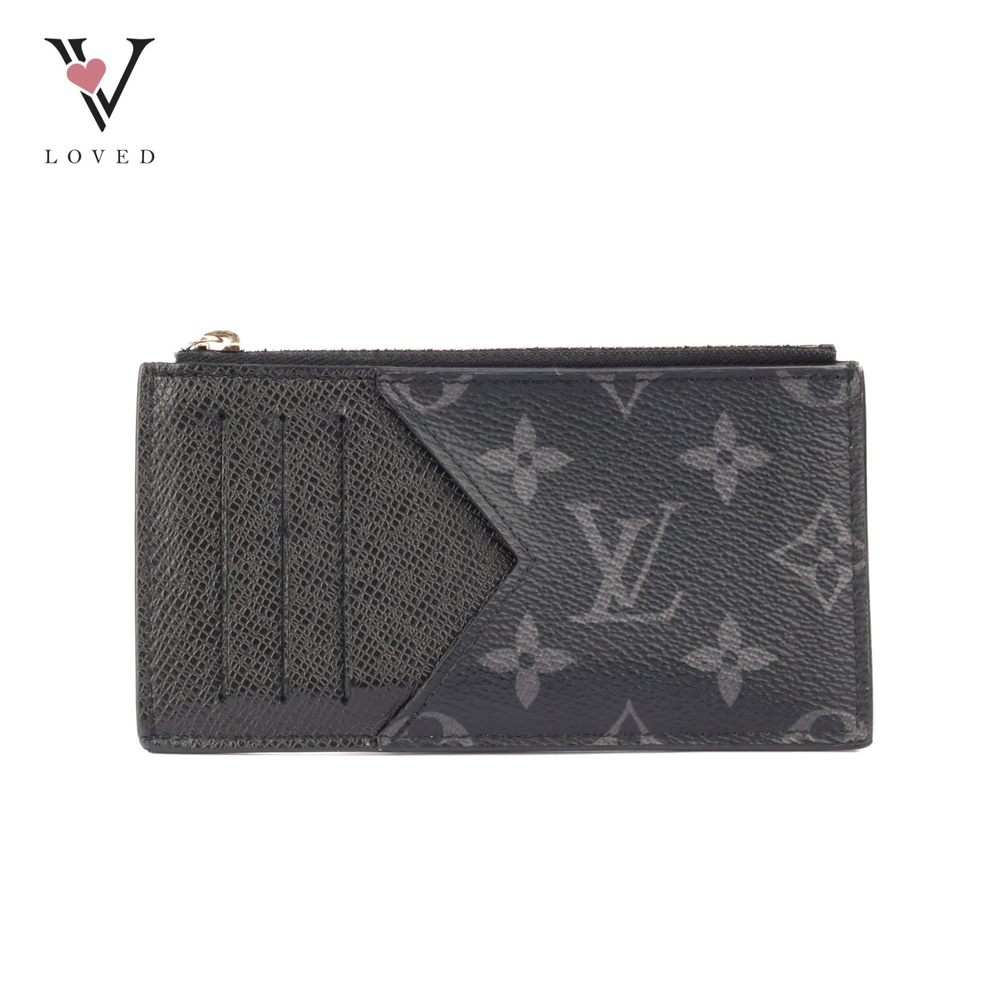 Louis Vuitton Coin Card Holder in Monogram Eclipse