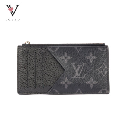 Louis Vuitton Coin Card Holder in Monogram Eclipse