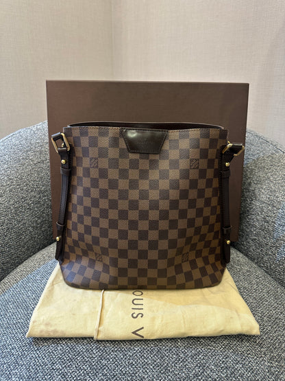 Louis Vuitton Cabas Rivington In Damier Ebene