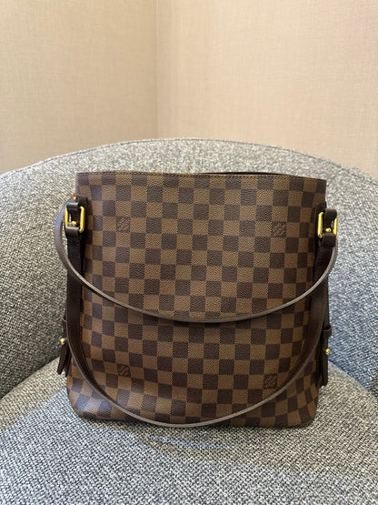 Louis Vuitton Cabas Rivington In Damier Ebene