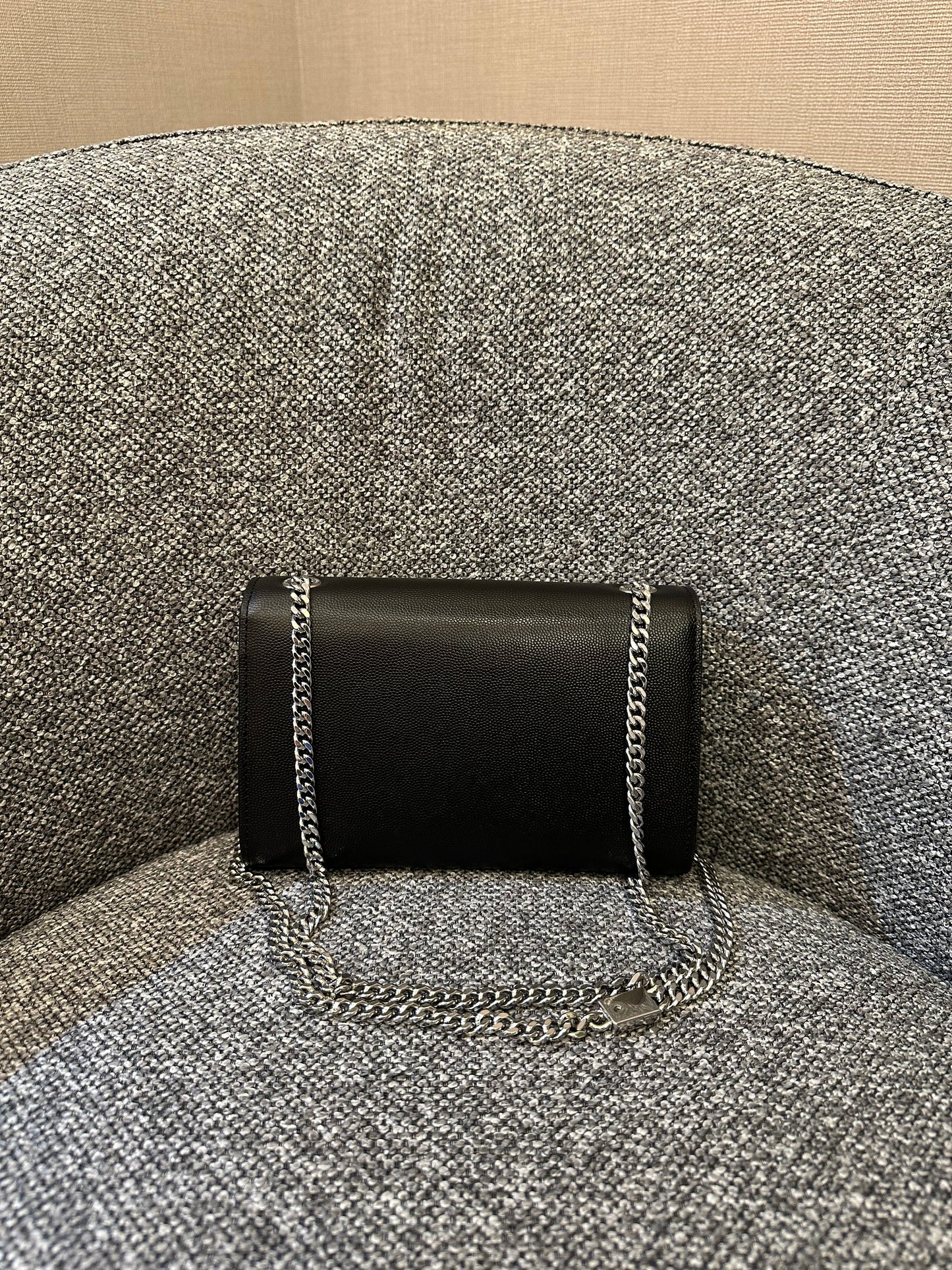 Yves Saint Laurent Kate Small Shoulder Bag in Black Leather