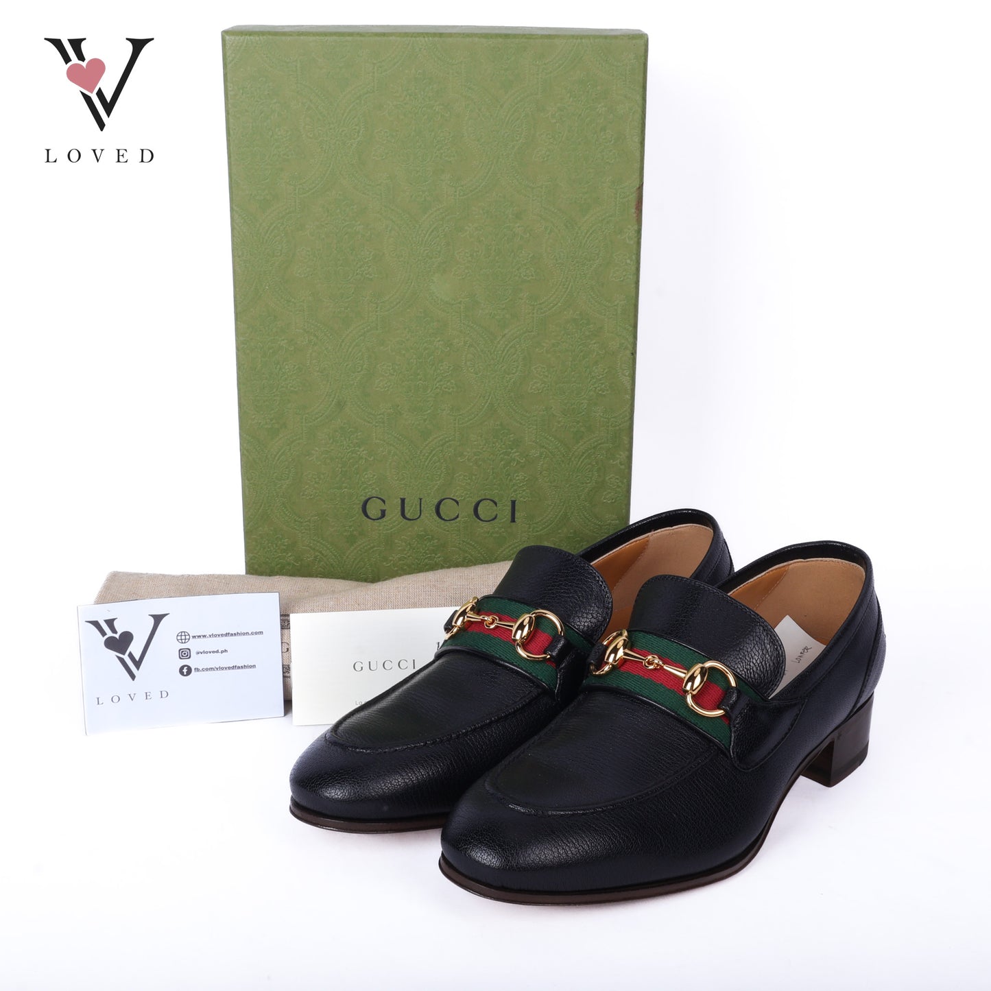 Havely Web Horsebit Loafer Grain Leather