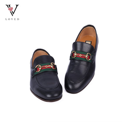 Havely Web Horsebit Loafer Grain Leather