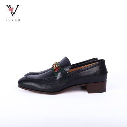 Havely Web Horsebit Loafer Grain Leather