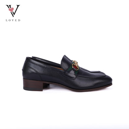 Havely Web Horsebit Loafer Grain Leather