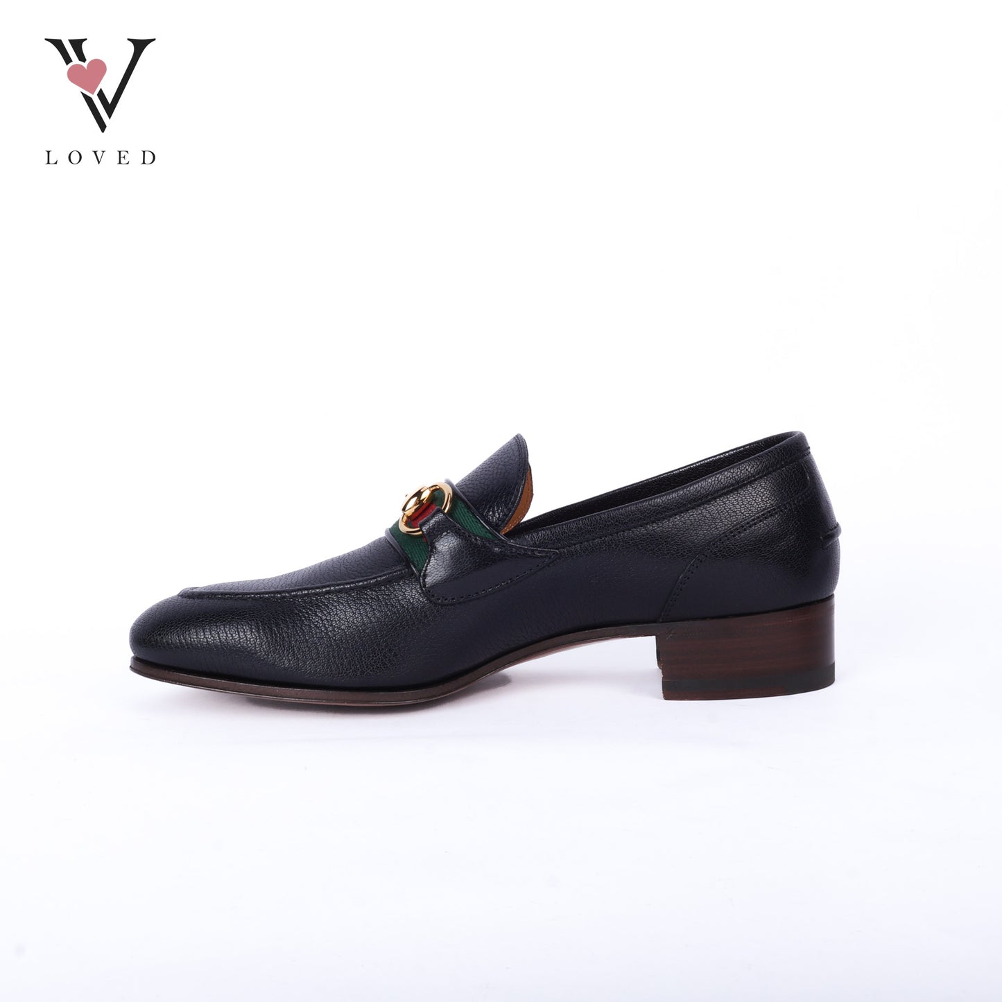 Havely Web Horsebit Loafer Grain Leather