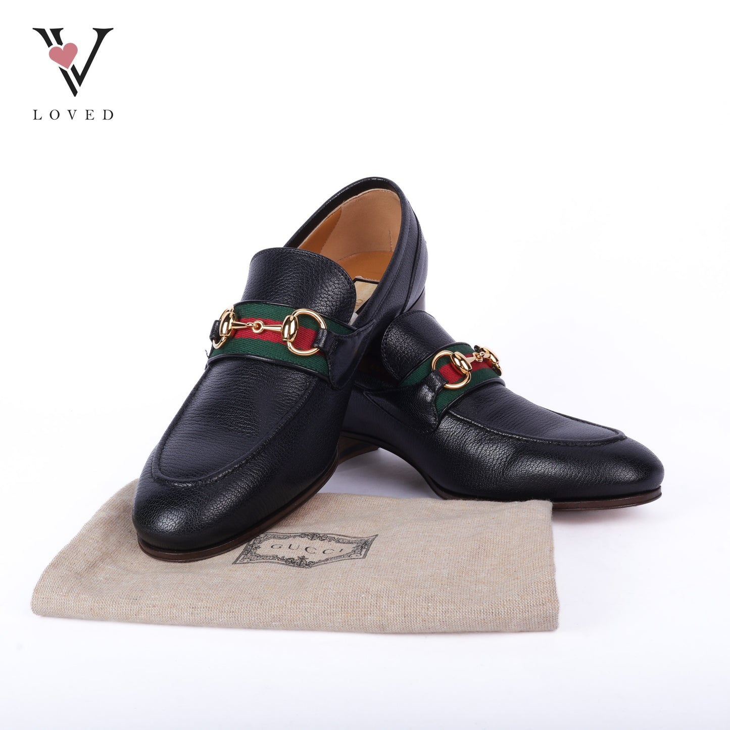 Havely Web Horsebit Loafer Grain Leather