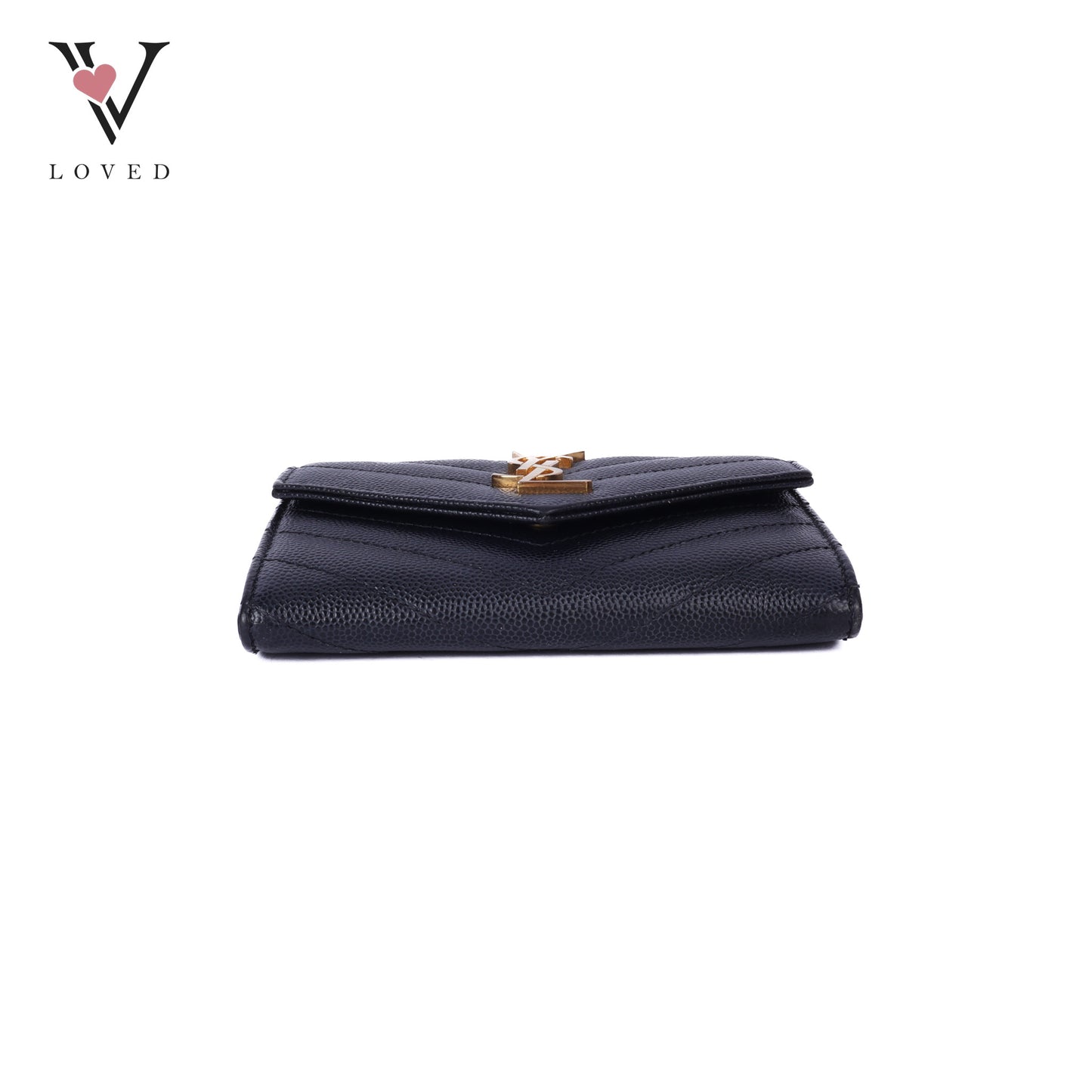 Compact Monogram Quilted Wallet