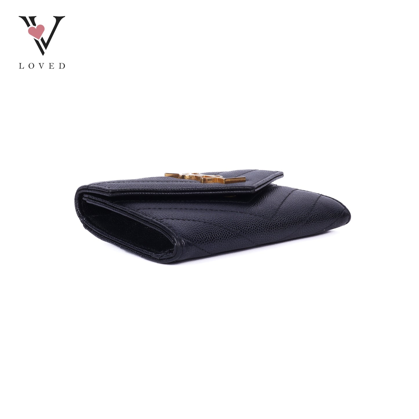 Compact Monogram Quilted Wallet