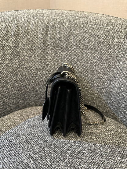 Yves Saint Laurent Sunset Bag In Black Leather
