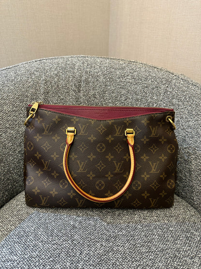 Louis Vuitton Saffron Pallas Bag In Monogram Canvas