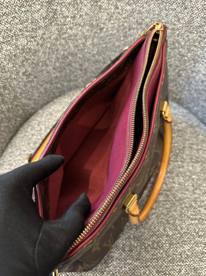 Louis Vuitton Saffron Pallas Bag In Monogram Canvas