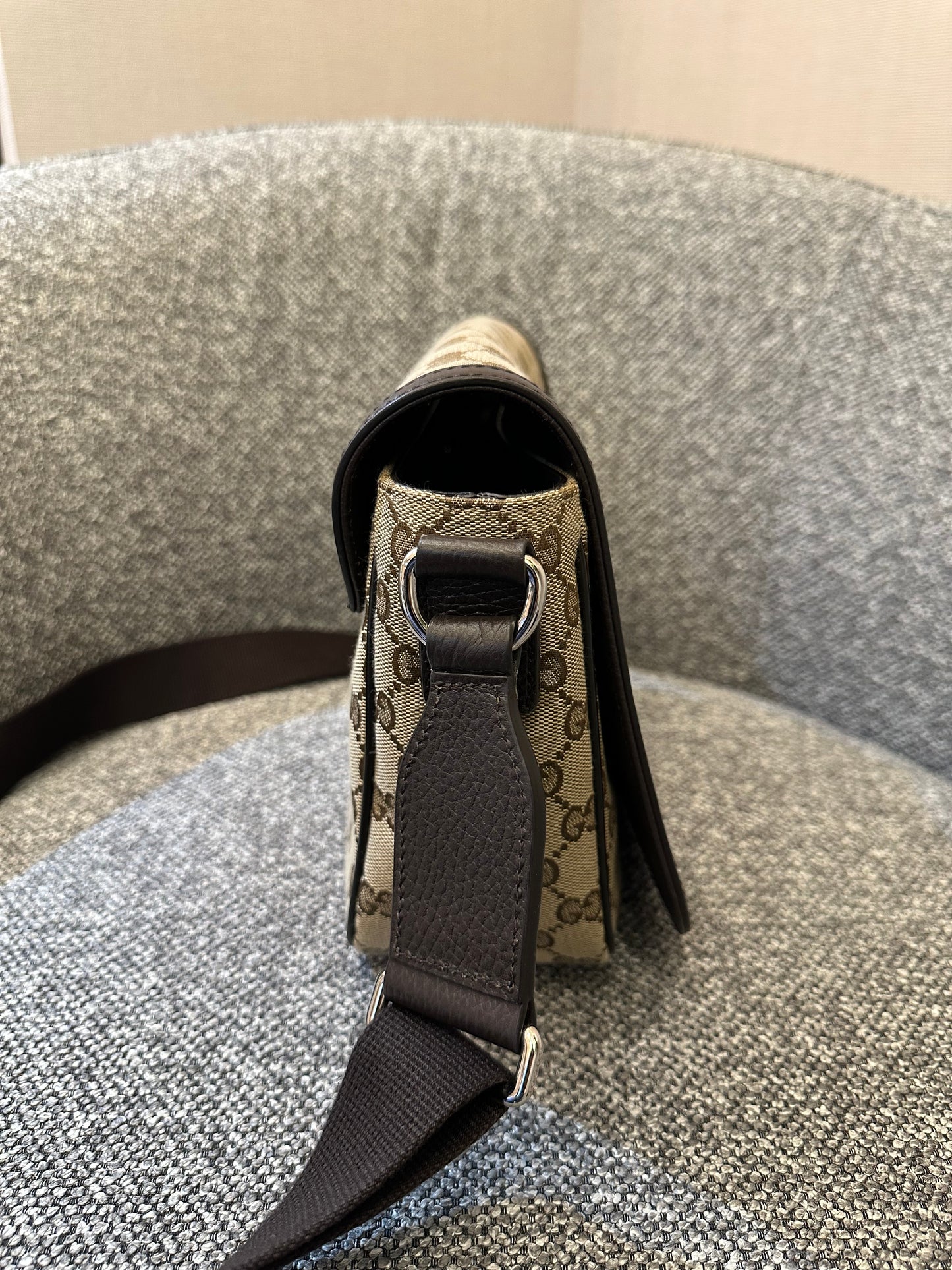 Gucci Messenger Bag In GG Monogram Canvas