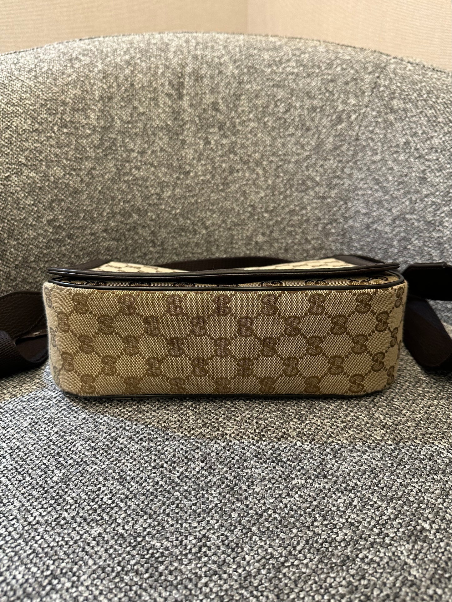 Gucci Messenger Bag In GG Monogram Canvas
