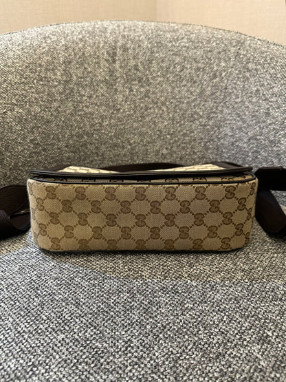 Gucci Messenger Bag In GG Monogram Canvas