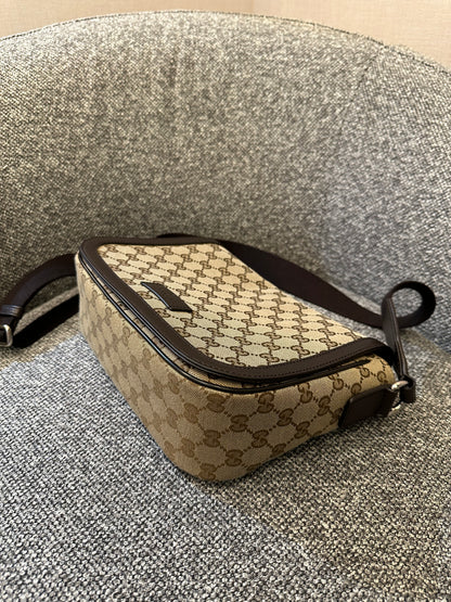 Gucci Messenger Bag In GG Monogram Canvas