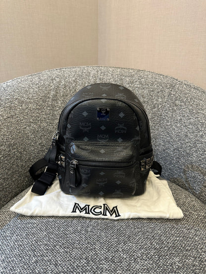 MCM Stark Side Studded Backpack