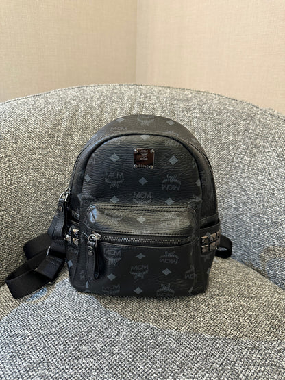 MCM Stark Side Studded Backpack