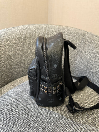 MCM Stark Side Studded Backpack