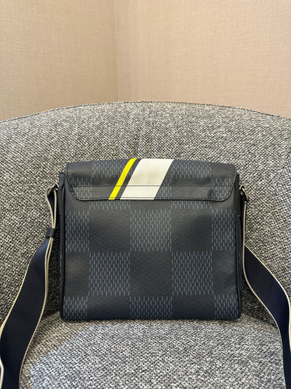 Louis Vuitton America's Cup Limited Edition District PM In Damier Cobalt Canvas