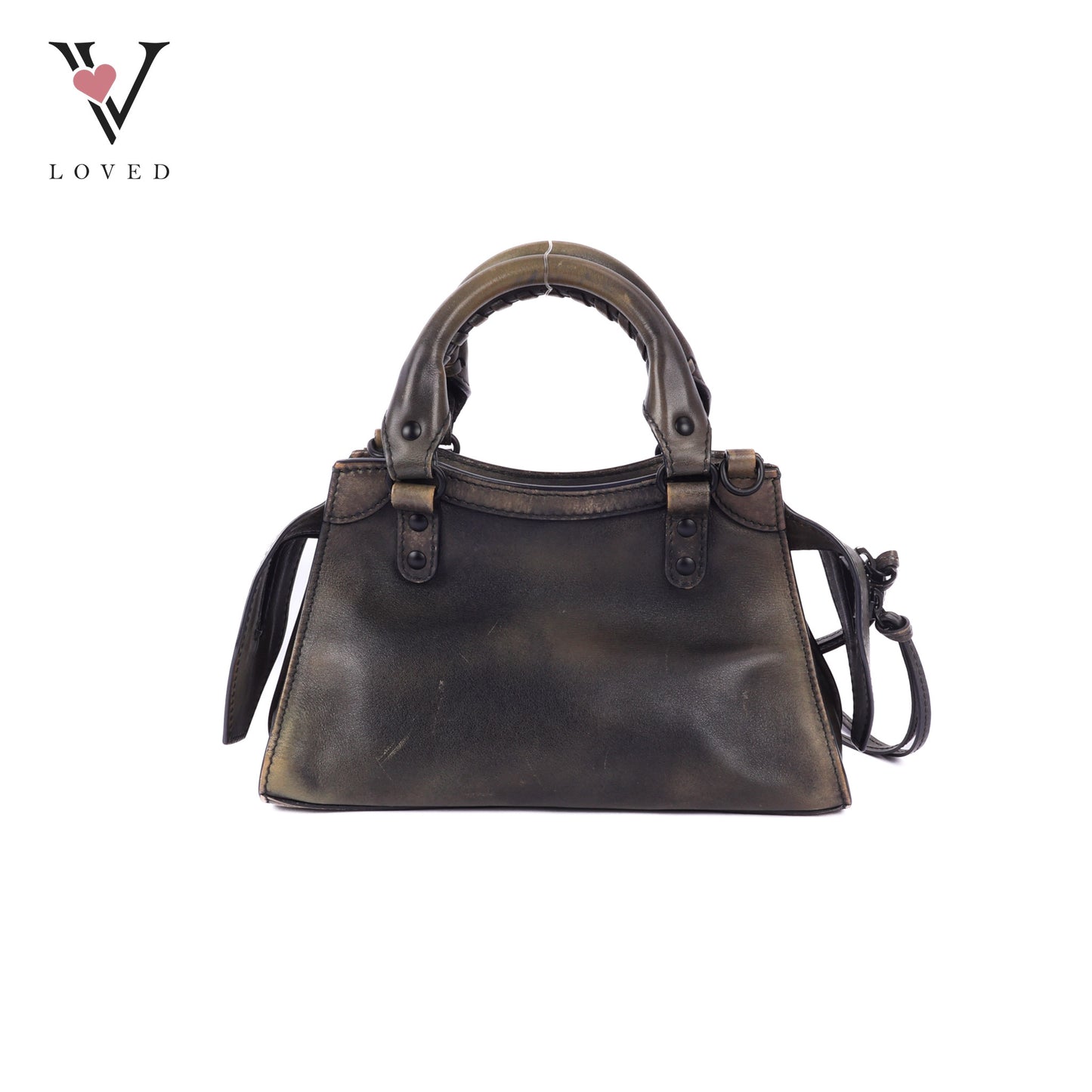 Calfskin Black Hardware Mini Neo Classic City Bag