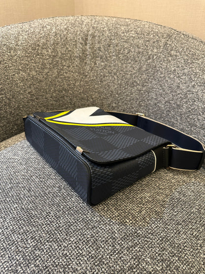 Louis Vuitton America's Cup Limited Edition District PM In Damier Cobalt Canvas
