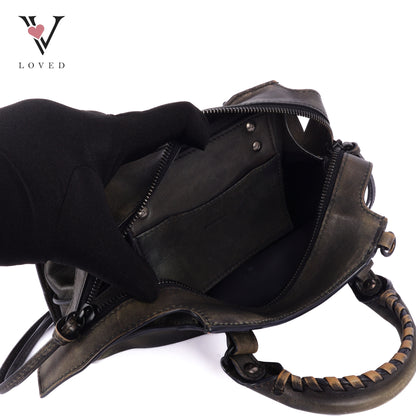 Calfskin Black Hardware Mini Neo Classic City Bag