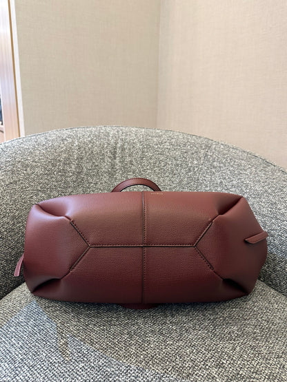 Polène Cyme in Burgundy Leather