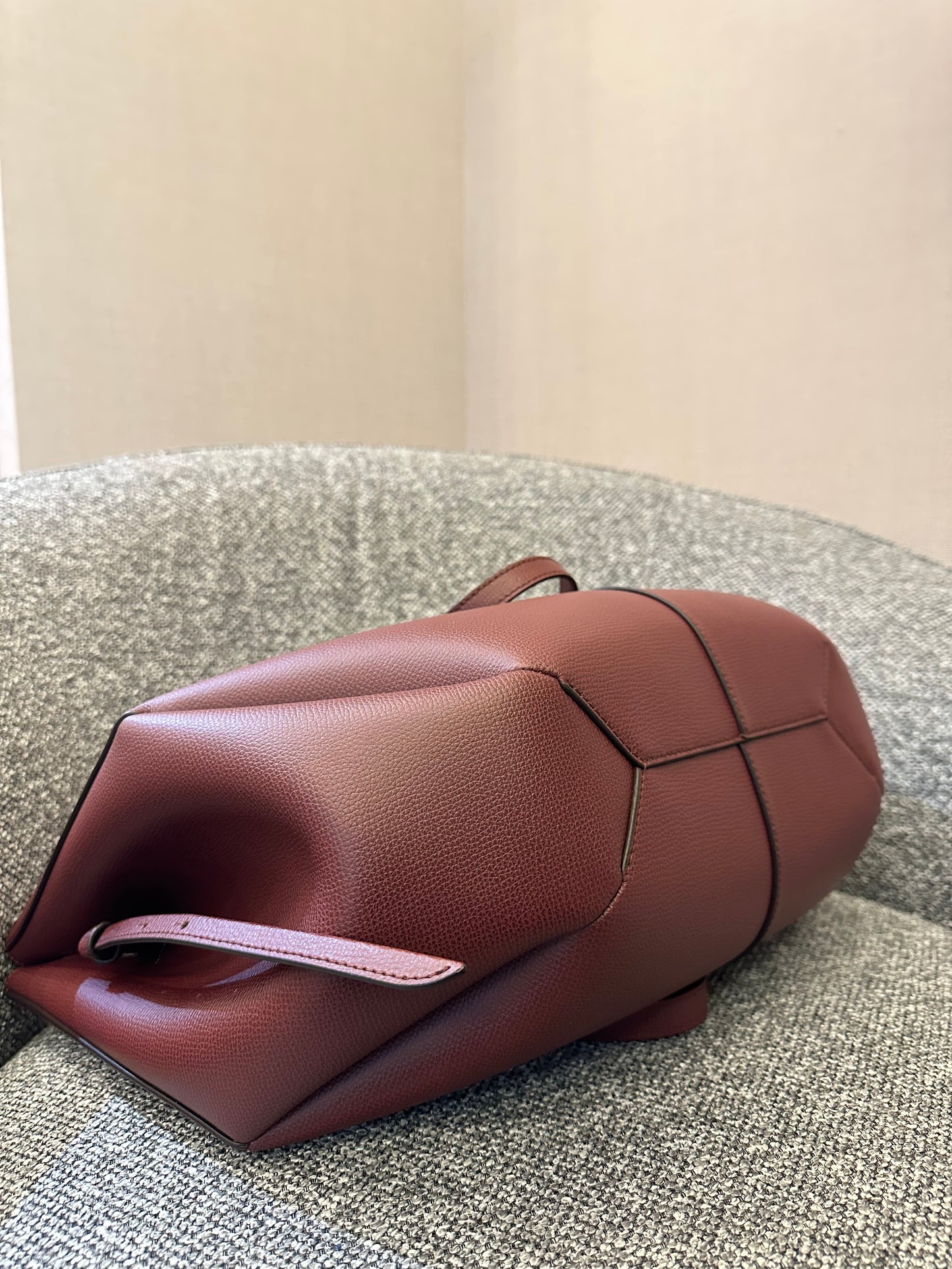 Polène Cyme in Burgundy Leather