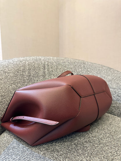 Polène Cyme in Burgundy Leather