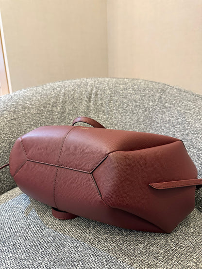 Polène Cyme in Burgundy Leather