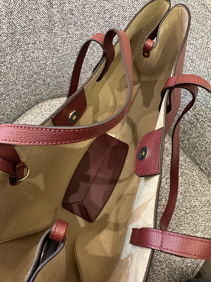 Polène Cyme in Burgundy Leather