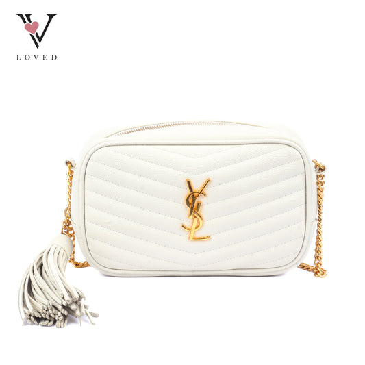 YSL Lou Camera Bag in Quilted Leather