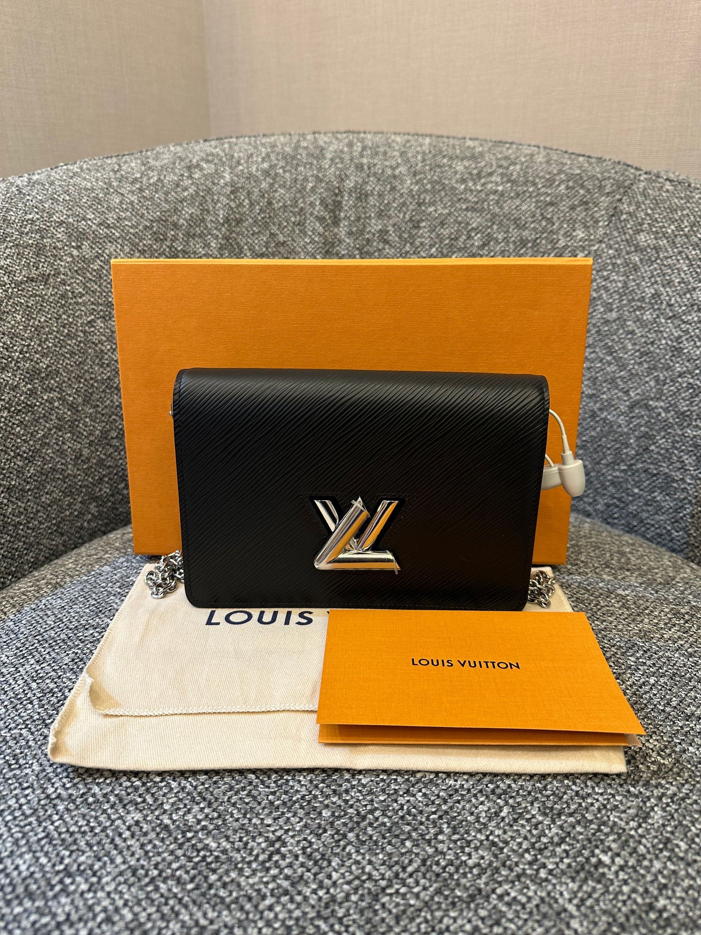 Louis Vuitton Twist PM In Black Epi Leather