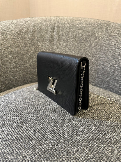 Louis Vuitton Twist PM In Black Epi Leather