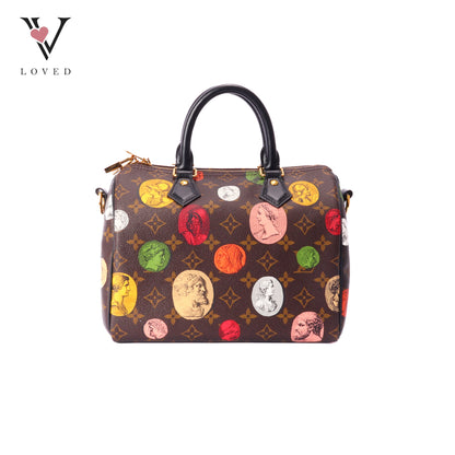 Louis Vuitton X Fornasetti Monogram Cameo Speedy Bandouliere 25 Handbag