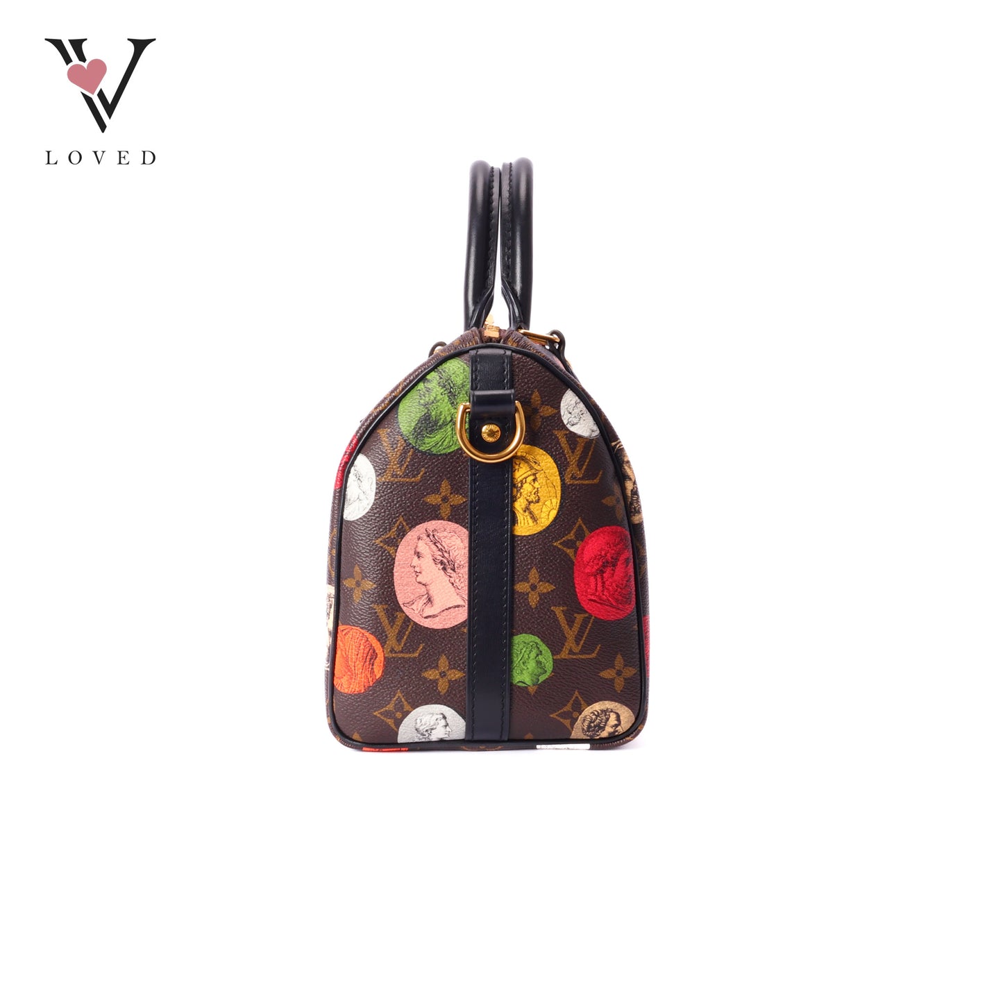 Louis Vuitton X Fornasetti Monogram Cameo Speedy Bandouliere 25 Handbag