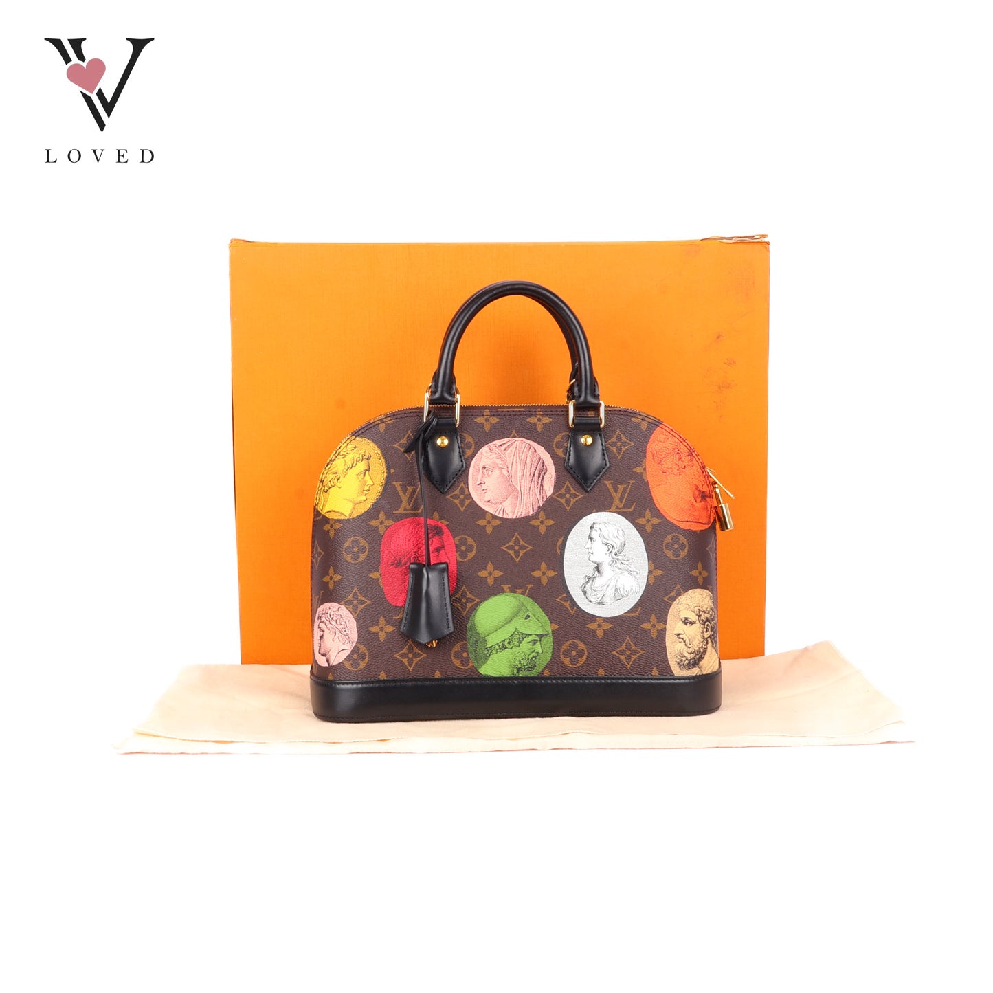 Louis Vuitton X Fornasetti Monogram Cameo Alma PM