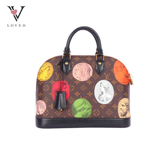 Louis Vuitton X Fornasetti Monogram Cameo Alma PM