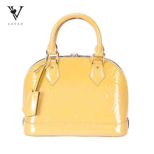 Alma BB In Citrine Vernis Leather