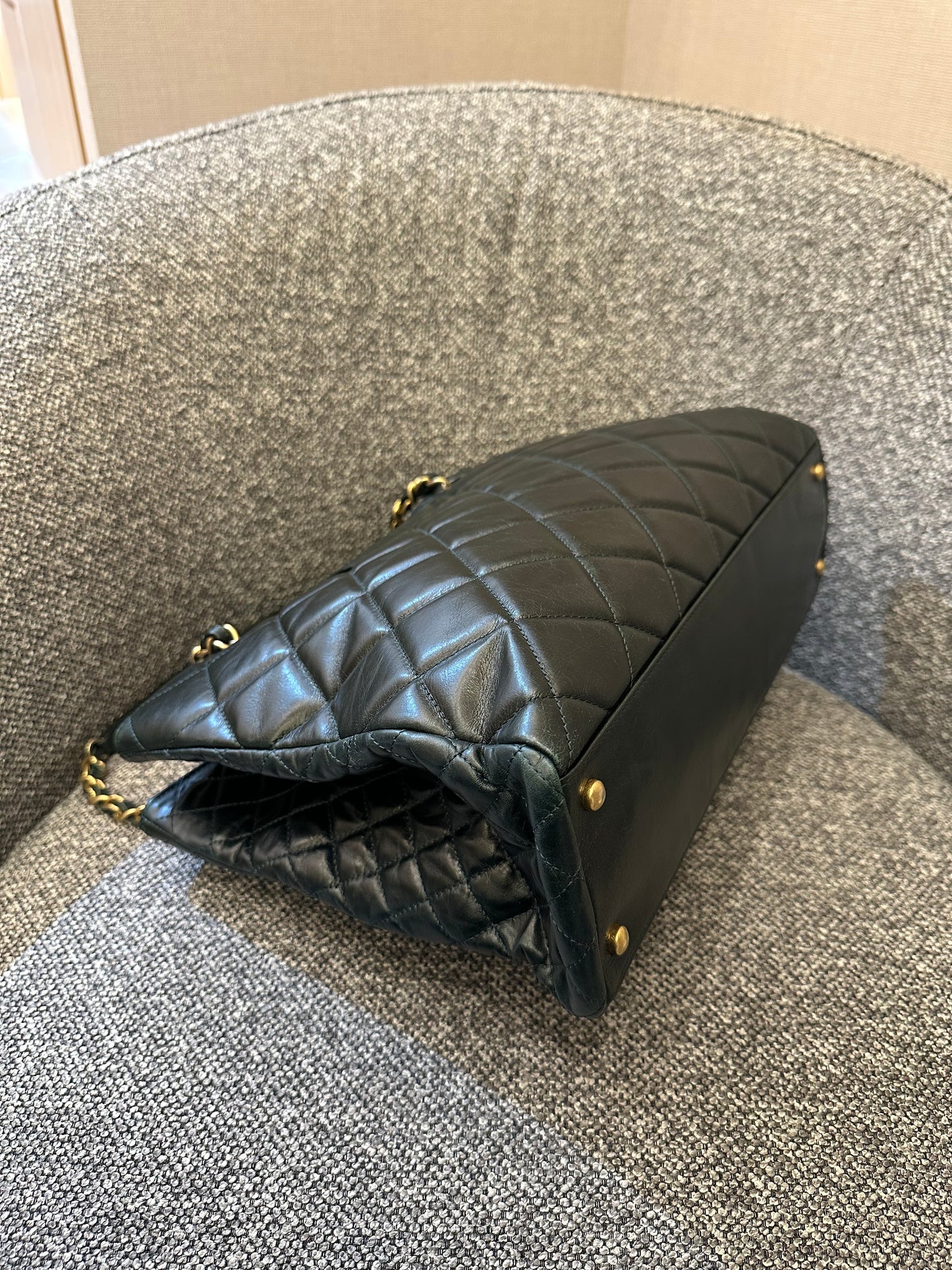 Chanel Daily Walk Tote Bag in Emerald Green