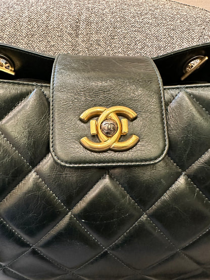 Chanel Daily Walk Tote Bag in Emerald Green