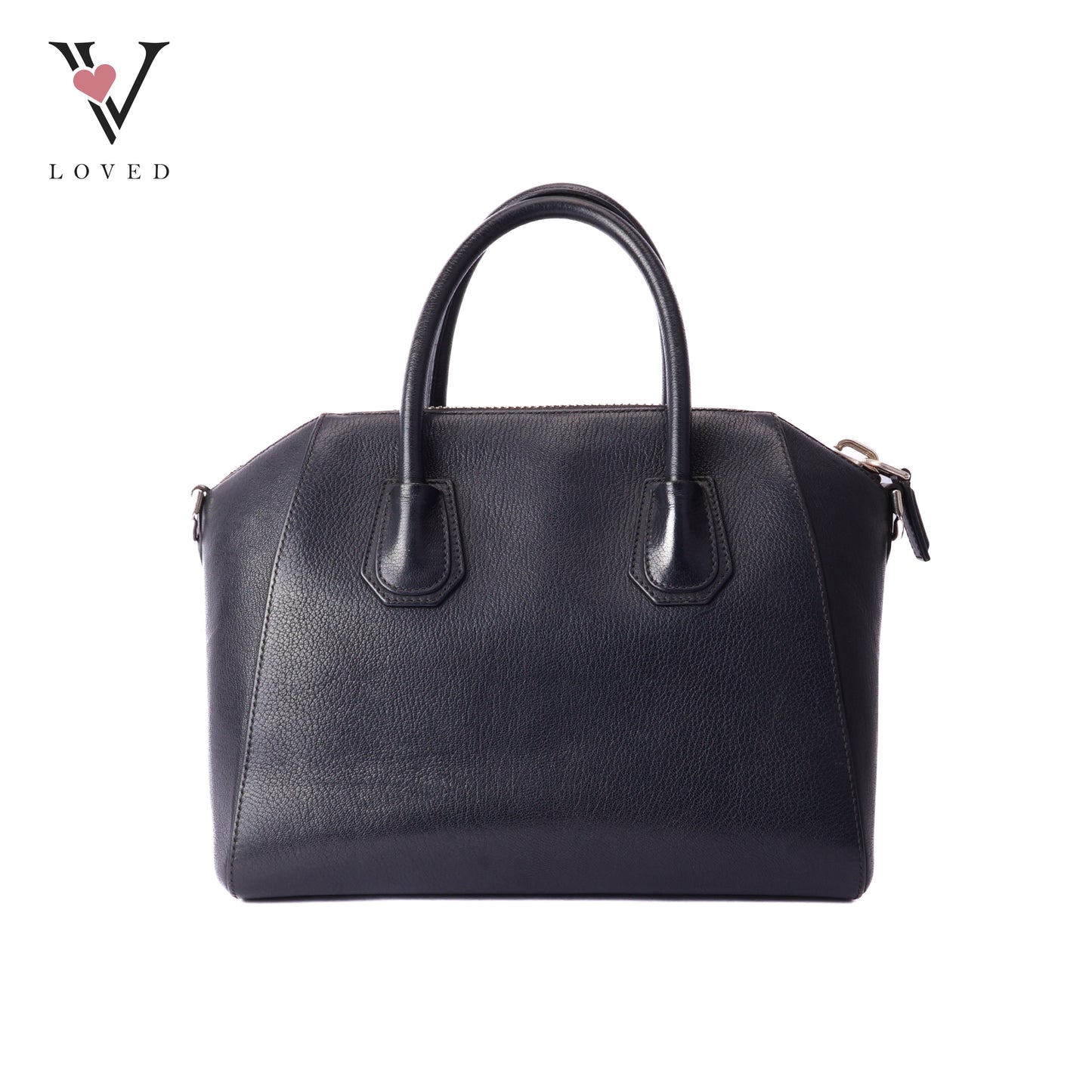 Antigona small bag in black calfskin leather