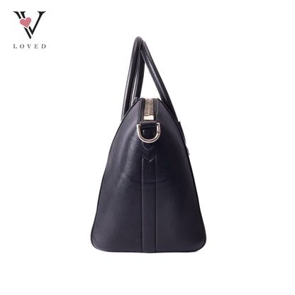 Antigona small bag in black calfskin leather